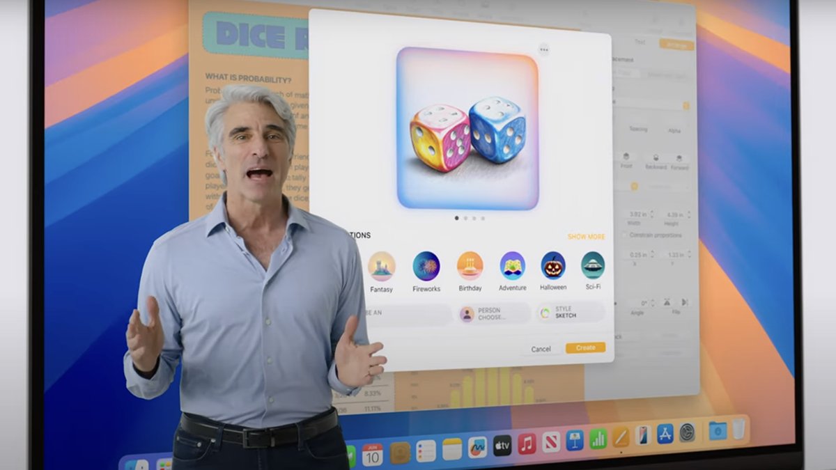 Скриншот из официальной презентации WWDC24 introducing Apple Intelligence. Источник: Youtube-канал Apple