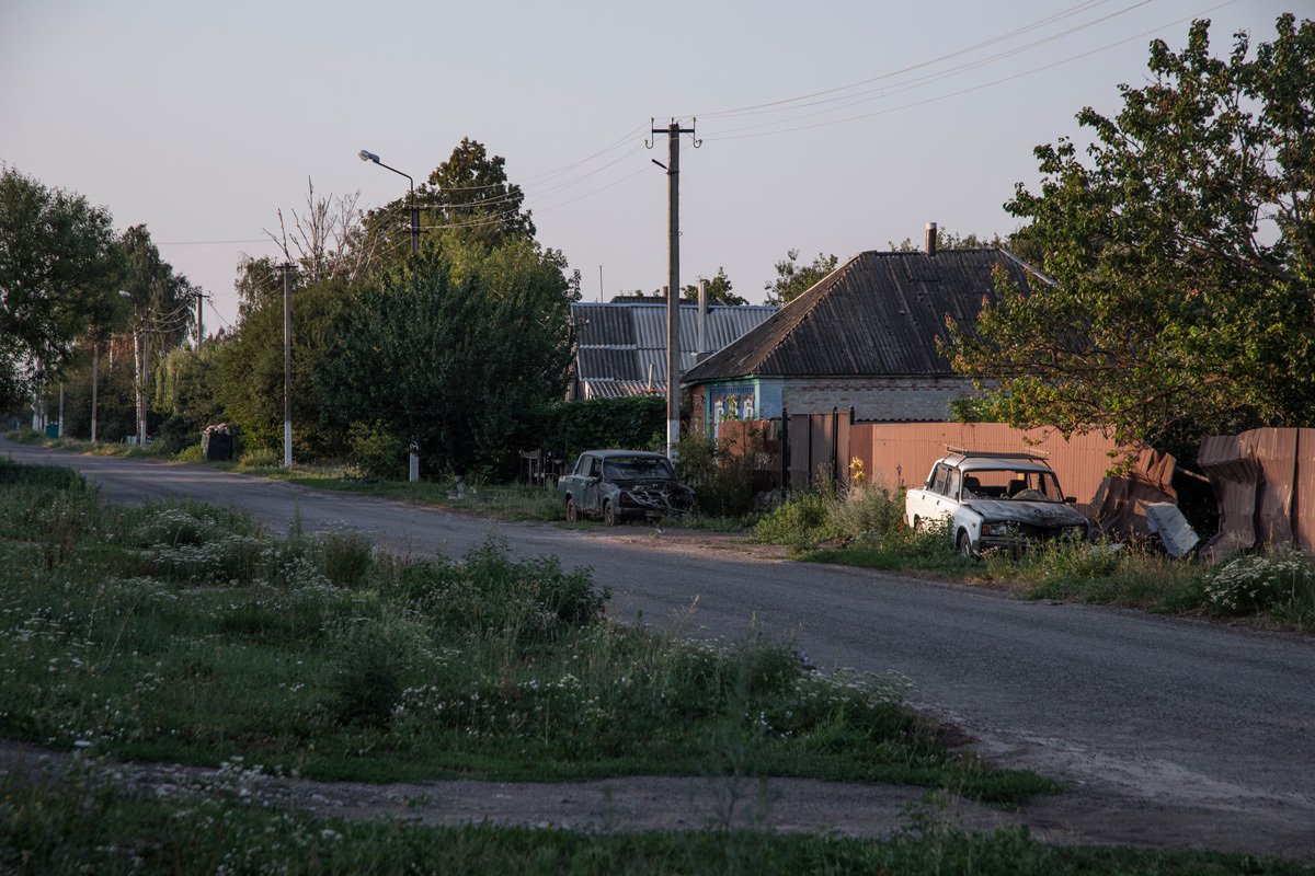 Село Безымено, улица Октябрьская. Фото: Анатолий Ольшанский