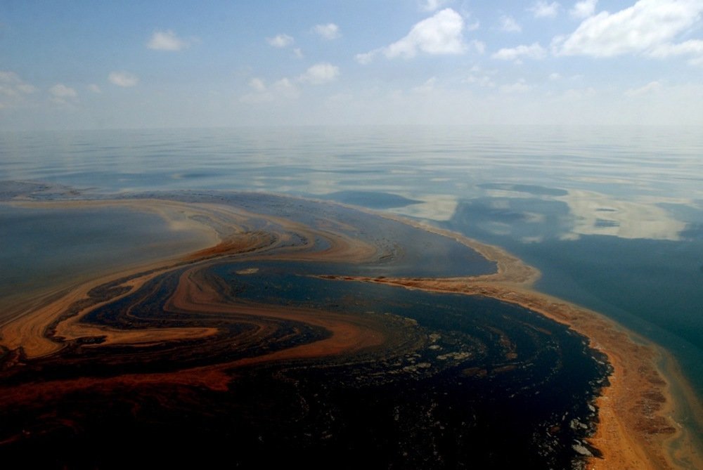 Нефтяное пятно в Мексиканском заливе, 2010 год. Фото: Christopher Berkey / EPA