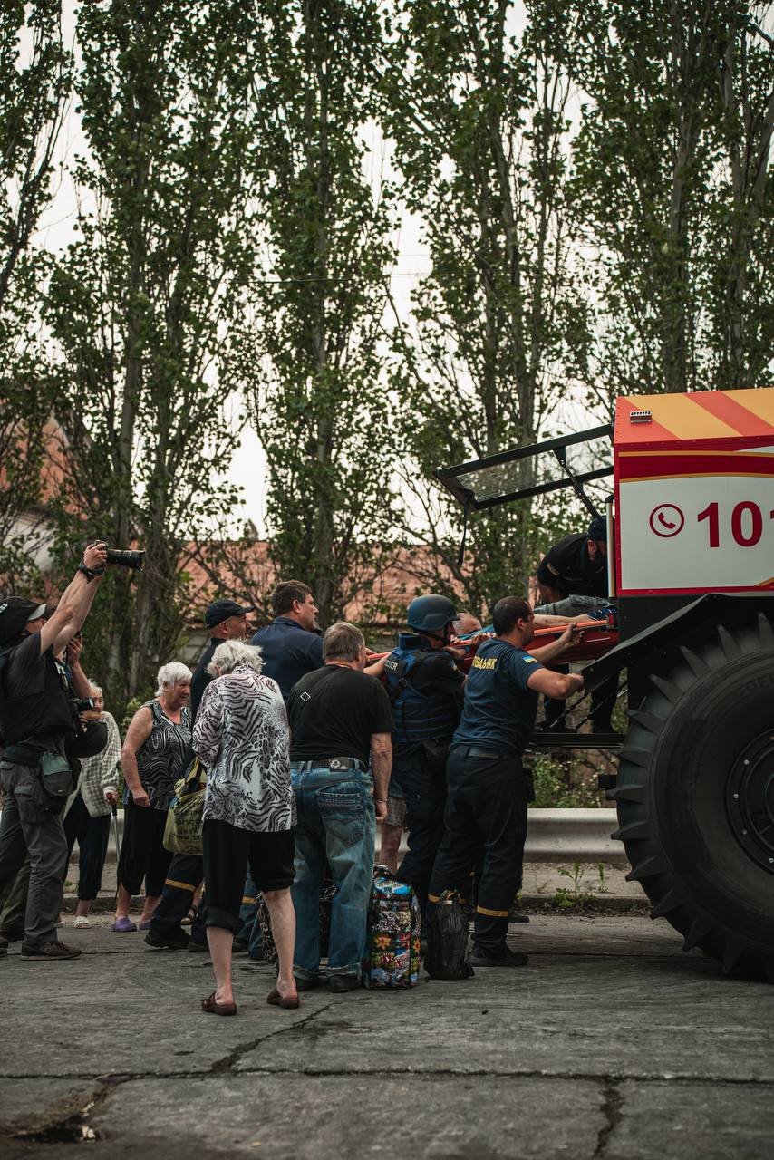 Правый берег Днепра, Херсон, июнь 2023 года. Фото:  Telegram