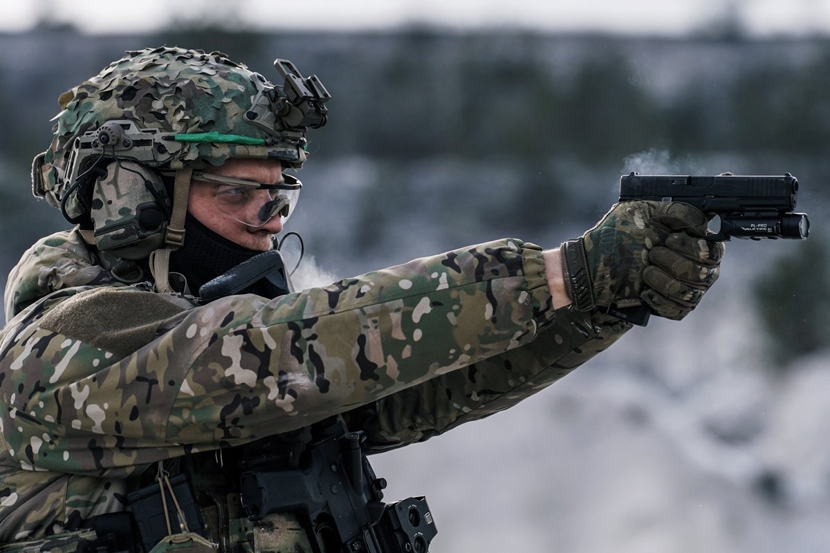 «Скромный» на полигоне в Донецкой области после обмена. Фото из личного архива «Скромного»