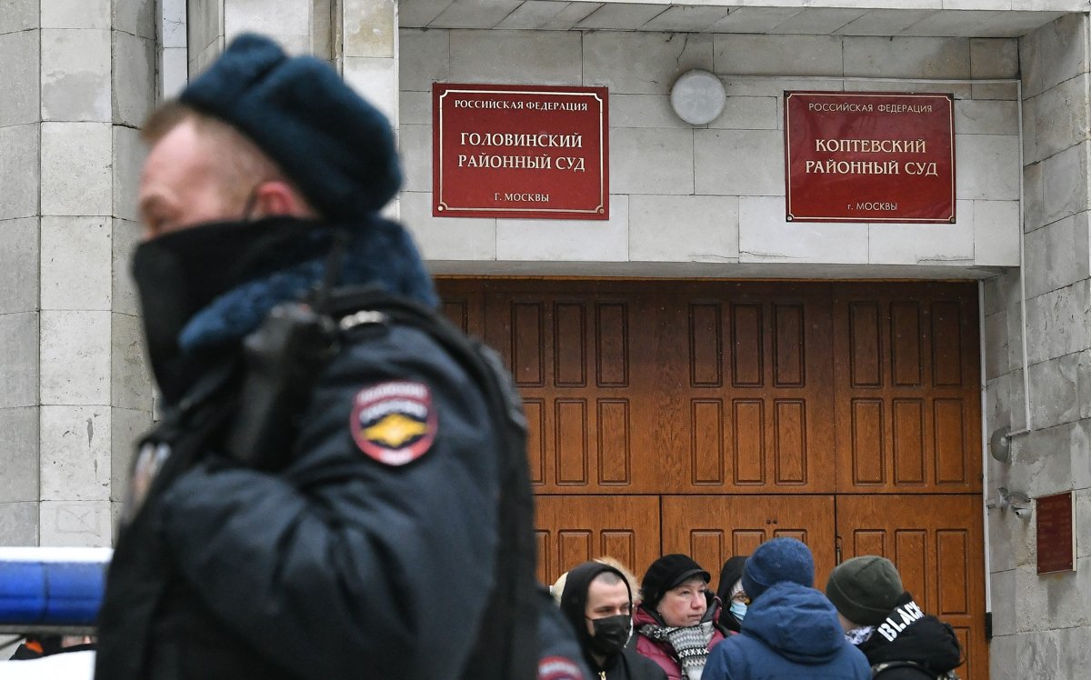 Оглашение приговора Азату Мифтахову в Головинском районном суде. Фото: Kommersant Photo Agency / Sipa USA / Vidapress