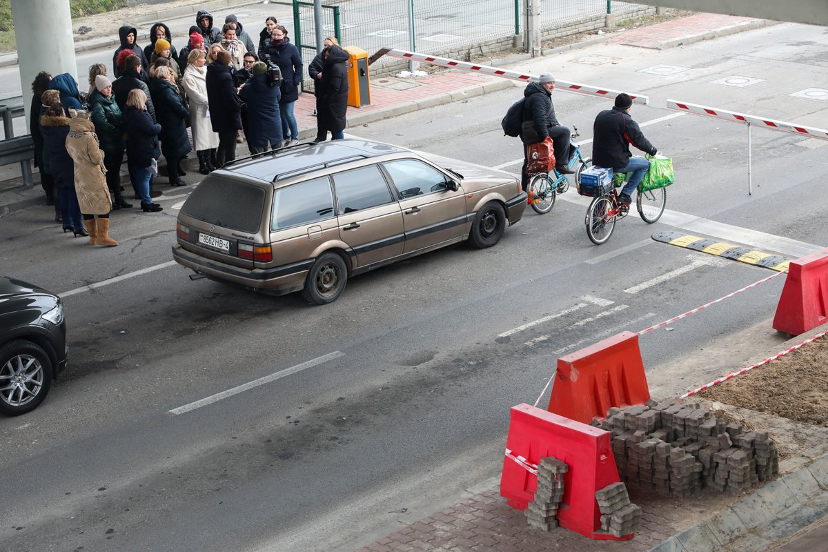 Пропускной пункт Бобровники в Польше, 10 февраля 2023 года. Фото: Artur Reszko / EPA-EFE