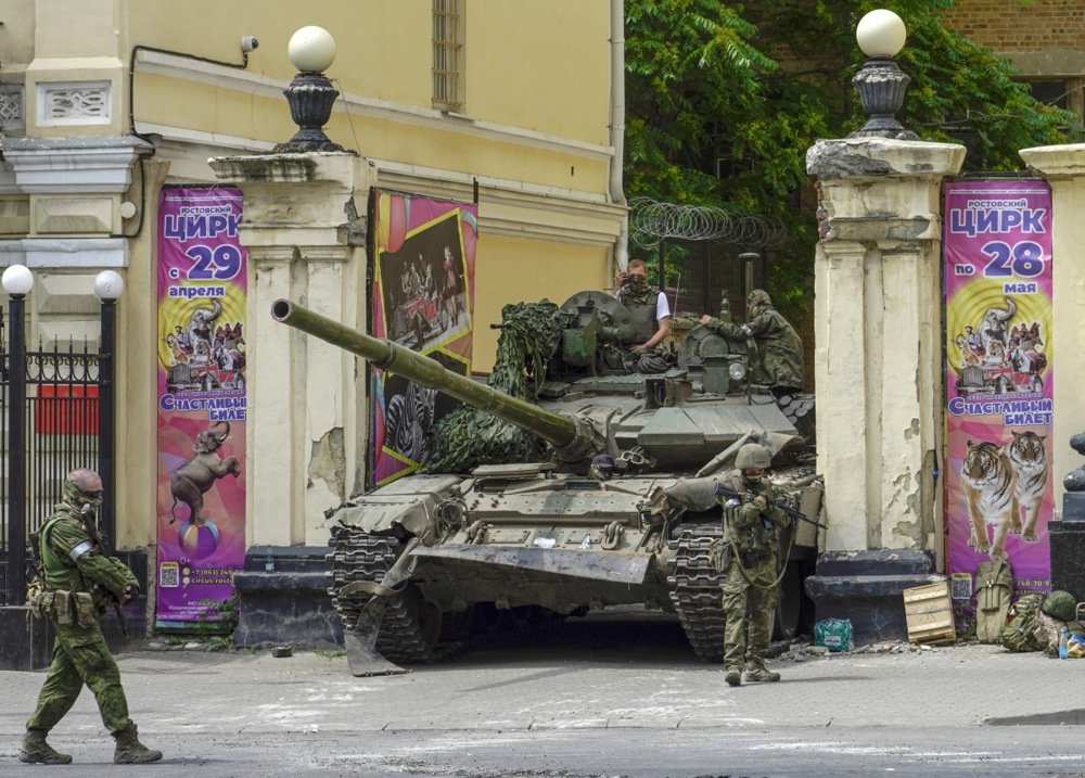 Мятеж Пригожина. Ростов-на-Дону, 24 июня 2023 года. Фото: EPA-EFE/STRINGER